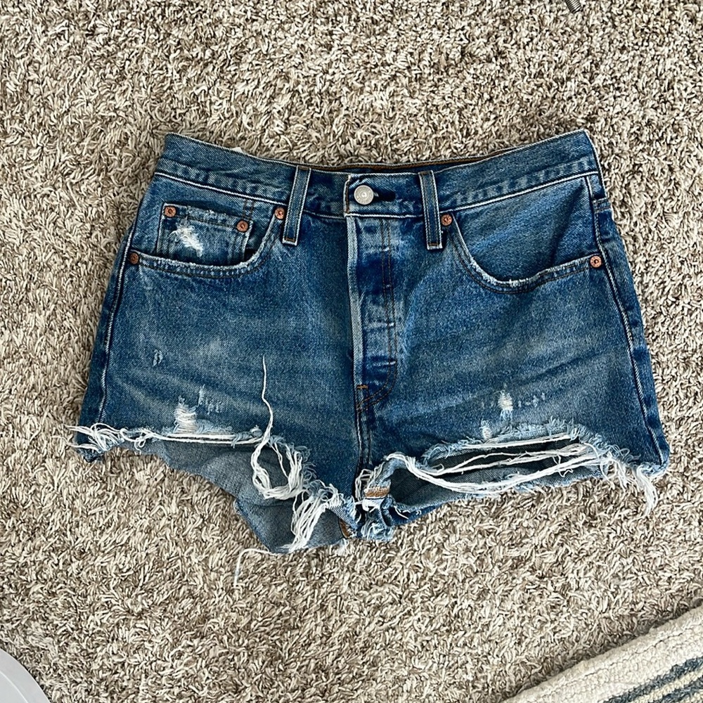 Levi denim shorts
